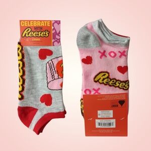 Reese's Valentine Ankle Socks